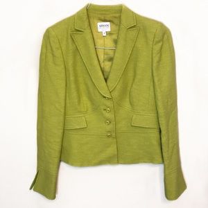 Armani | Chartreuse Women’s Blazer Jacket Size 8